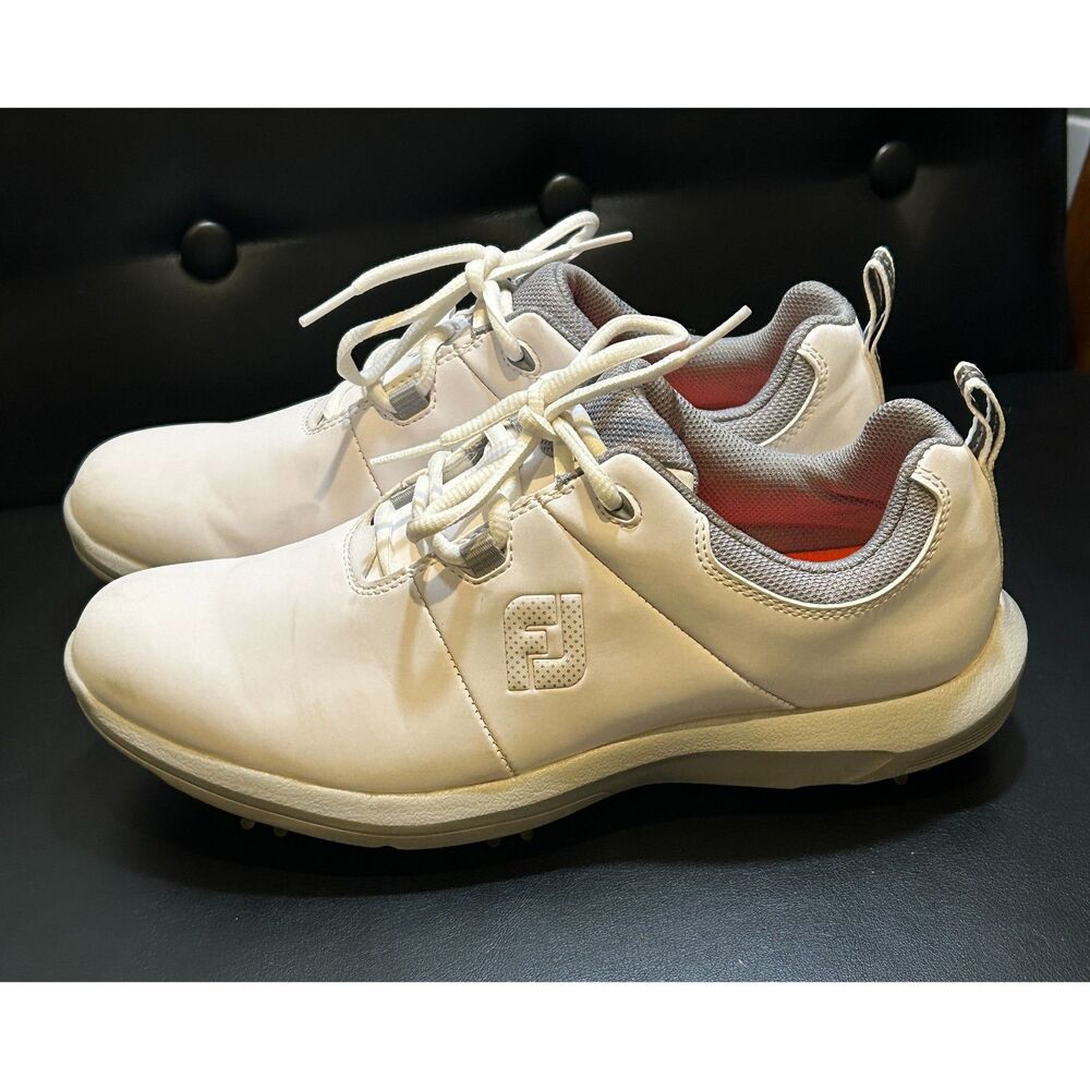 FootJoy Golf Shoes White Women’s US 9M Spiked Sole - Worn Once